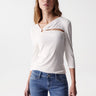 T-SHIRT FEMME BLANC BLANC