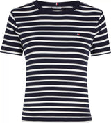T-SHIRT FEMME SLIM CODY C-NK RAYÉ MARINE MARINE