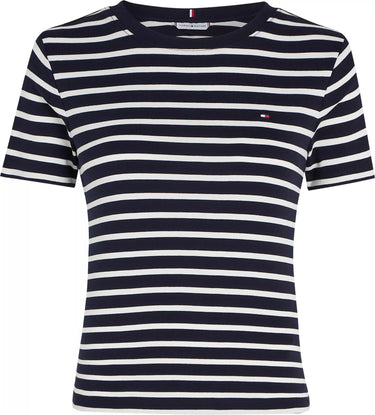 T-SHIRT FEMME SLIM CODY C-NK RAYÉ MARINE MARINE