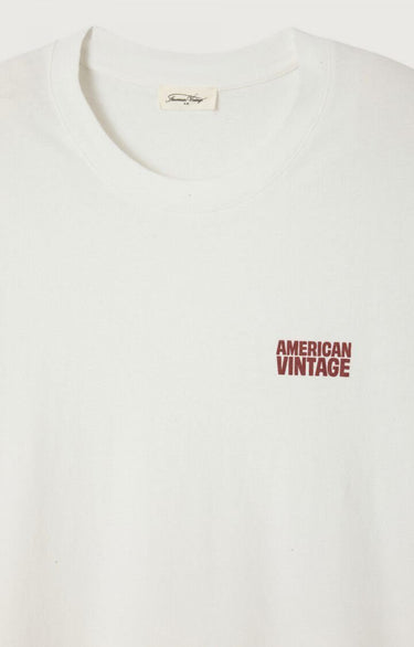 T-SHIRT HOMME MC CR BLANC BLANC