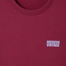 T-SHIRT HOMME MC CR BORDEAUX BORDEAUX