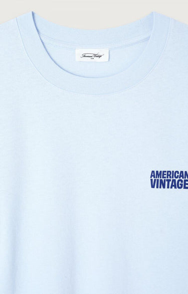 T-SHIRT HOMME YKOBOW BLEU BLEU