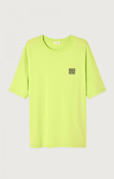 T-SHIRT HOMME YKOBOW JAUNE JAUNE