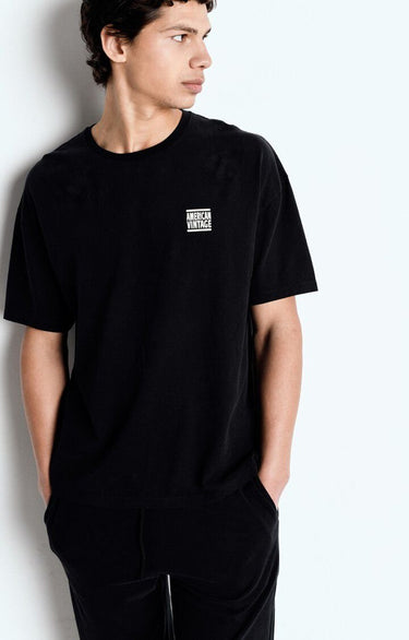 T-SHIRT HOMME YKOBOW NOIR NOIR
