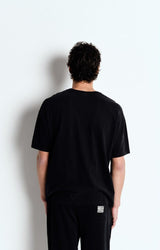 T-SHIRT HOMME YKOBOW NOIR NOIR