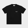 T-SHIRT HOMME MINIMAL LOGO NOIR NOIR