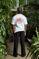 T-SHIRT HOMME ORANGE POPPY BLANC BLANC
