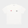 T-SHIRT HOMME PINK POPPY BLANC BLANC