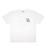 T-SHIRT HOMME BISOUS X3 BACK BLANC BLANC