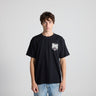 T-SHIRT HOMME BLASON NOIR NOIR