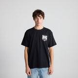 T-SHIRT HOMME BLASON NOIR NOIR