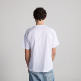 T-SHIRT HOMME POCHOIR BLANC BLANC