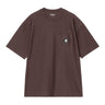 T-SHIRT HOMME OG LOOSE POCKET MARRON MARRON