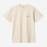 T-SHIRT HOMME AMERICAN SCRIPT BEIGE BEIGE