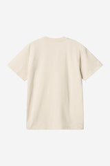 T-SHIRT HOMME AMERICAN SCRIPT BEIGE BEIGE