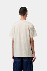 T-SHIRT HOMME AMERICAN SCRIPT BEIGE BEIGE