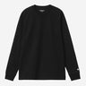 T-SHIRT HOMME BASE LS NOIR NOIR