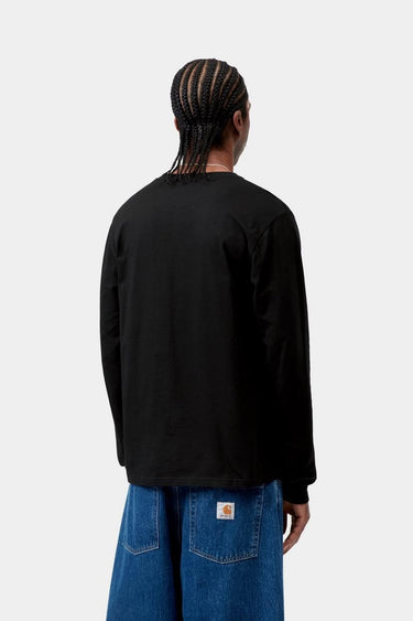 T-SHIRT HOMME BASE LS NOIR NOIR