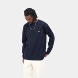 T-SHIRT HOMME CHASE MARINE MARINE