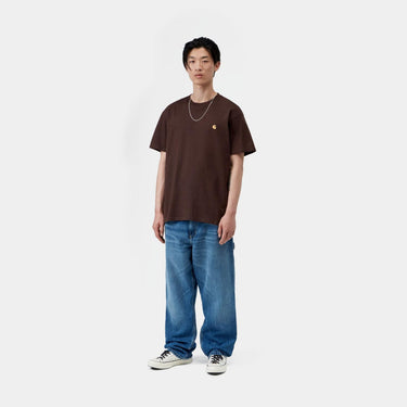 T-SHIRT HOMME CHASE MARRON MARRON