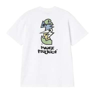 T-SHIRT HOMME CUBIST BLANC BLANC