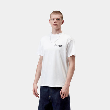 T-SHIRT HOMME CUBIST BLANC BLANC