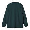 T-SHIRT HOMME L/S POCKET VERT FONCE VERT FONCE