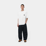 T-SHIRT HOMME OG LOOSE POCKET BLANC BLANC