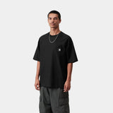 T-SHIRT HOMME OG LOOSE POCKET NOIR NOIR