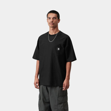 T-SHIRT HOMME OG LOOSE POCKET NOIR NOIR