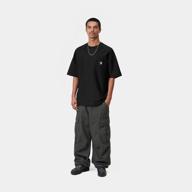 T-SHIRT HOMME OG LOOSE POCKET NOIR NOIR