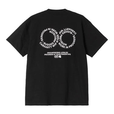 T-SHIRT HOMME ROTATION NOIR NOIR