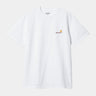 T-SHIRT HOMME S/S AMERICAN SCRIPT BLANC BLANC