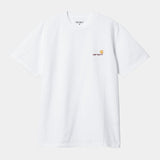 T-SHIRT HOMME S/S AMERICAN SCRIPT BLANC BLANC