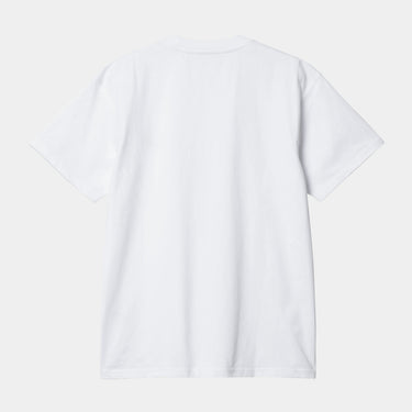 T-SHIRT HOMME S/S AMERICAN SCRIPT BLANC BLANC
