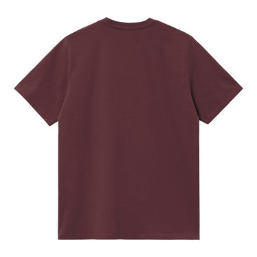 T-SHIRT HOMME S/S AMERICAN SCRIPT BORDEAUX BORDEAUX