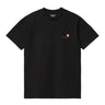 T-SHIRT HOMME S/S AMERICAN SCRIPT NOIR NOIR