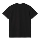 T-SHIRT HOMME S/S AMERICAN SCRIPT NOIR NOIR