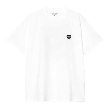 T-SHIRT HOMME S/S HEART II HARTT BLANC BLANC