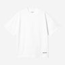 T-SHIRT HOMME S/S LINK SCRIPT BLANC BLANC