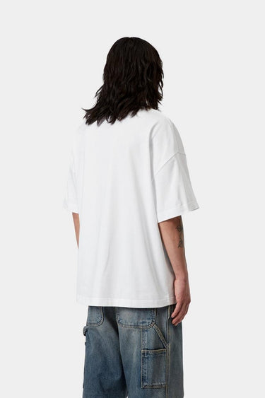 T-SHIRT HOMME S/S LINK SCRIPT BLANC BLANC
