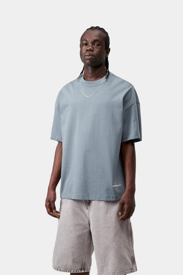 T-SHIRT HOMME S/S LINK SCRIPT BLEU BLEU