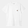 T-SHIRT HOMME S/S POCKET BLANC BLANC