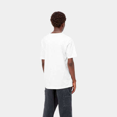 T-SHIRT HOMME S/S POCKET BLANC BLANC