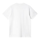T-SHIRT HOMME S/S POCKET HEART BLANC BLANC
