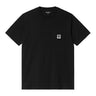 T-SHIRT HOMME S/S POCKET HEART NOIR NOIR
