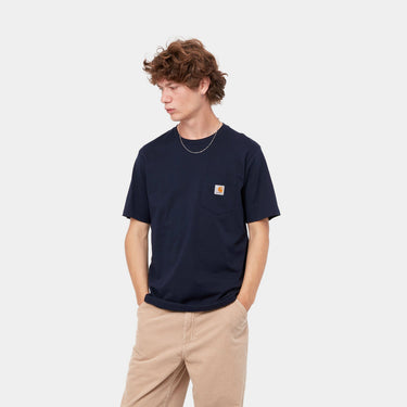 T-SHIRT HOMME S/S POCKET MARINE MARINE