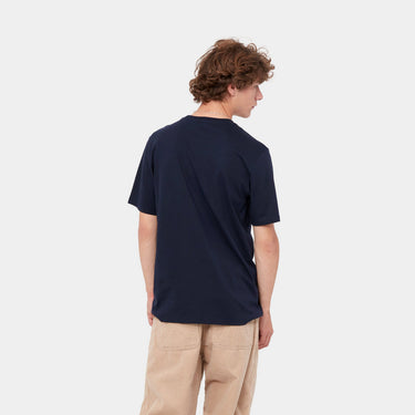 T-SHIRT HOMME S/S POCKET MARINE MARINE