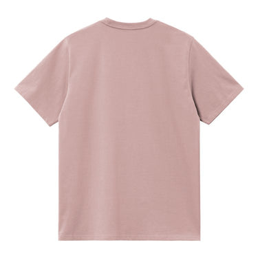 T-SHIRT HOMME S/S POCKET ROSE ROSE