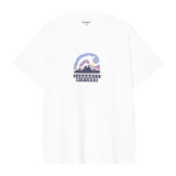 T-SHIRT HOMME S/S RISING HELIX BLANC BLANC